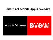 Benefits of Mobile App & Website