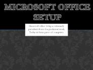 Microsoft Office Setup sets your office setup account