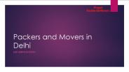 Packers and Movers in Delhi