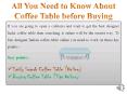 Know About Coffee Table before Buying