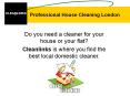 Professional House Cleaning with Cleanlinks PowerPoint PPT Presentation