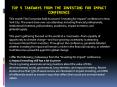 Top 5 Takeways from the investing for Impact Conference PowerPoint PPT Presentation