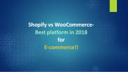 Shopify vs WooCoomerce