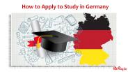 How to Apply to Study in Germany