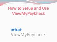 How to Setup and Use ViewMyPayCheck