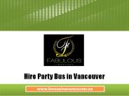 Hire Party Buses in Richmond