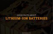 Four things you did not know about lithium-ion batteries