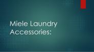 Miele Laundry Accessories