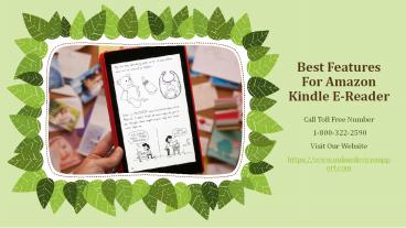 Best Features For Amazon Kindle E-Reader