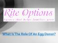 What Is The Role Of An Egg Donor PowerPoint PPT Presentation