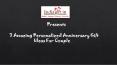7 Amazing Personalized Anniversary Gifts For Couple PowerPoint PPT Presentation