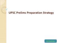 UPSC Prelims Preparation Strategy