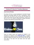 Krishna IVF Clinic | Dr. P. Kavitha | Elawoman PowerPoint PPT Presentation