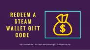 Process to Redeem a Steam Wallet Gift Code