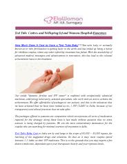 Test Tube Centres and Wellspring Ivf and Womens Hospital
