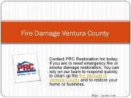 Fire Damage Ventura County
