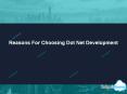 Reasons For Choosing Dot Net Development PowerPoint PPT Presentation