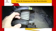 Know the Symptoms of a Bad Shock Absorber