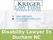 Disability Lawyer In Durham North Carolina