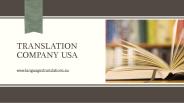 Translation Company USA