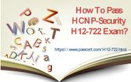 Valid H12-722 HCNP-Security dumps