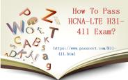 Valid H31-411 HCNA-LTE dumps