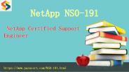 NetApp NCSE NS0-191 study guide
