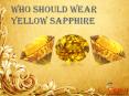 Who should wear yellow sapphire gemstone PowerPoint PPT Presentation