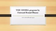 The sierra program by outward bound bharat