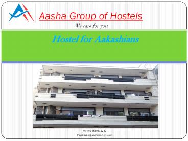 Aasha Group of Hostels