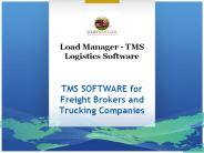 Load Manager - TMS Logistics Software