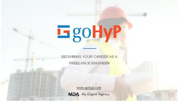 Beginning Your Career As A Freelance Engineer