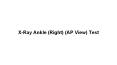 X-Ray Ankle (Right) (AP View) Test PowerPoint PPT Presentation