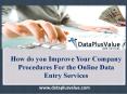 Outsource Online Data Entry Services by DataPlusValue PowerPoint PPT Presentation