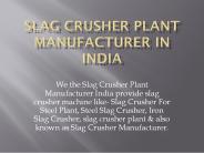 Slag Crusher For Steel Plant