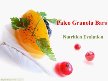 Paleo granola
