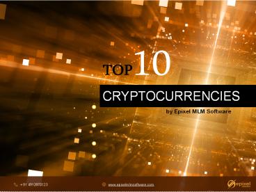 Top 10 Cryptocurrency list for best returns!