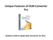 Outlook OLM  files to Apple Mail  Conversion