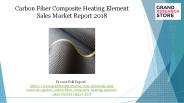 Carbon fiber composite heating element sales market report 2018
