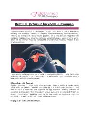Best IUI Doctors in Lucknow - Elawoman