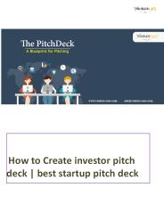 best investor pitch deck in Pune