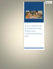 professional business plan in pune | venture care