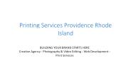 Printing Services Providence ri