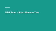 Usg scan sono mammo test