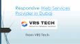 Complete web development services in dubai UAE - VRS Tech PowerPoint PPT Presentation