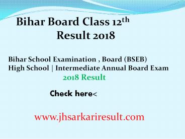 Latest Government Results (21)