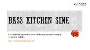 Double Bowl Steel kitchen Sink in India