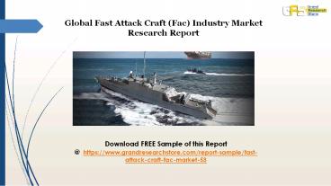 Global fast attack craft (fac) industry market research report