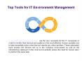 Top Tools for IT Environment Management PowerPoint PPT Presentation