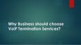 Wholesale sip Trunking Services USA | VoIP Termination Service Providers Philippines PowerPoint PPT Presentation